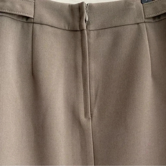 H&M Olive Green A-Line Skirt with Gold Buttons, Skirt for Work, Size 10 - Picture 14 of 16